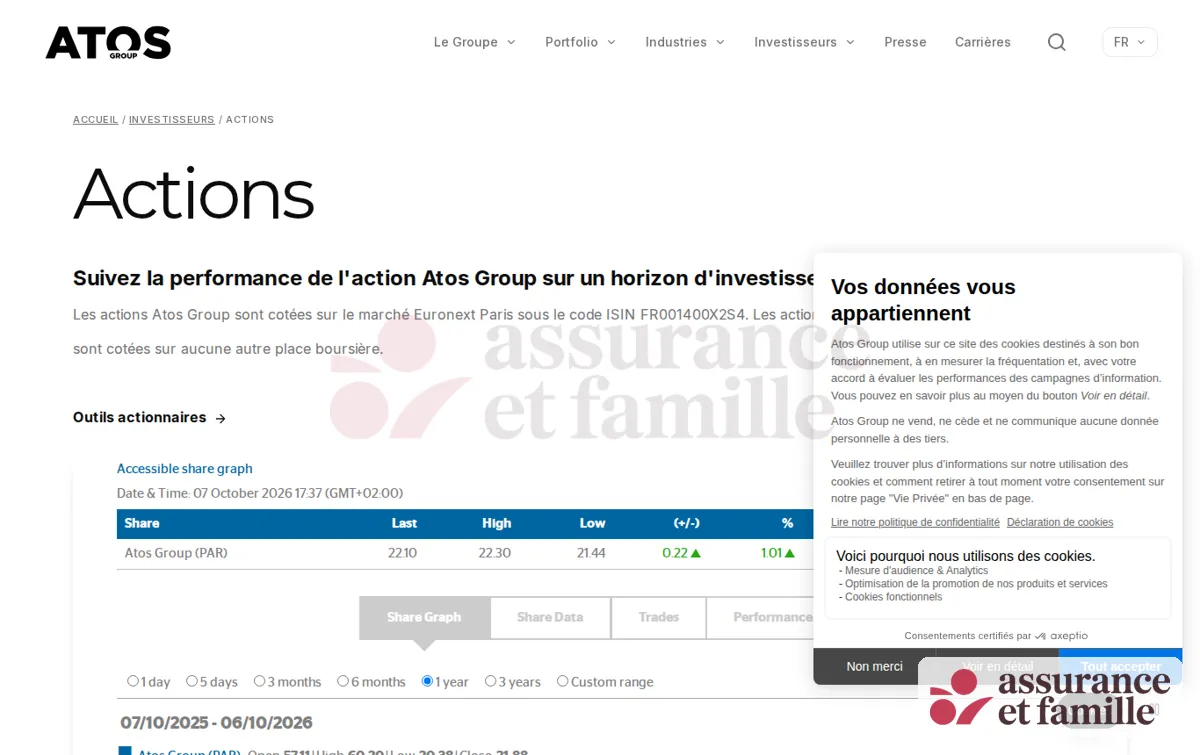 Capture : Actions | Atos Group